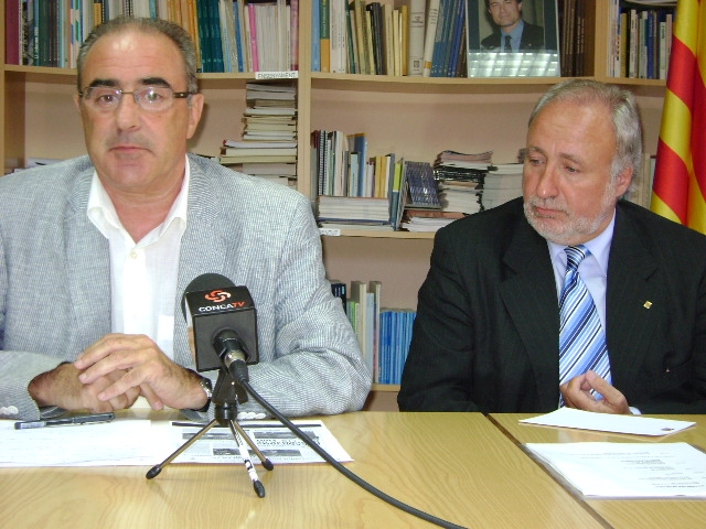 Joan Raventós i Antoni Fernández, diputats de CiU al Parlament català