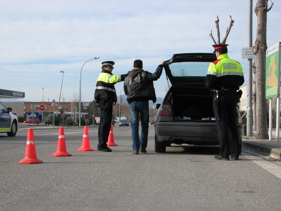 La policia local va comptar amb l'ajuda dels mossos d'esquadra, que solen fer controls periòdicament. - imatge d'arxiu ACN