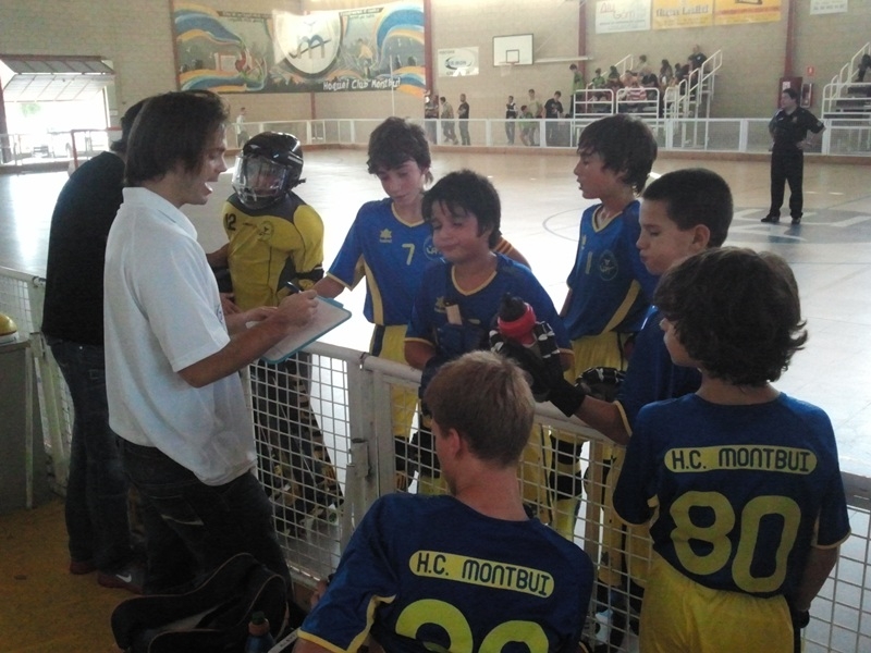 L'equip aleví del club montbuienc