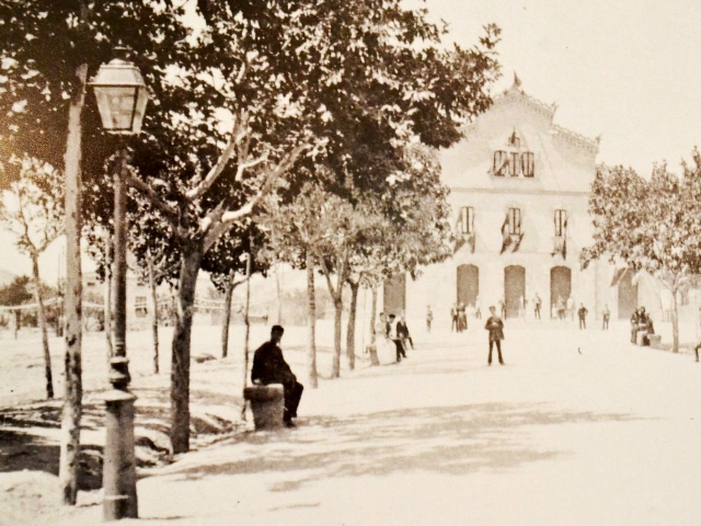 Fotografia antiga del Passeig Verdaguer