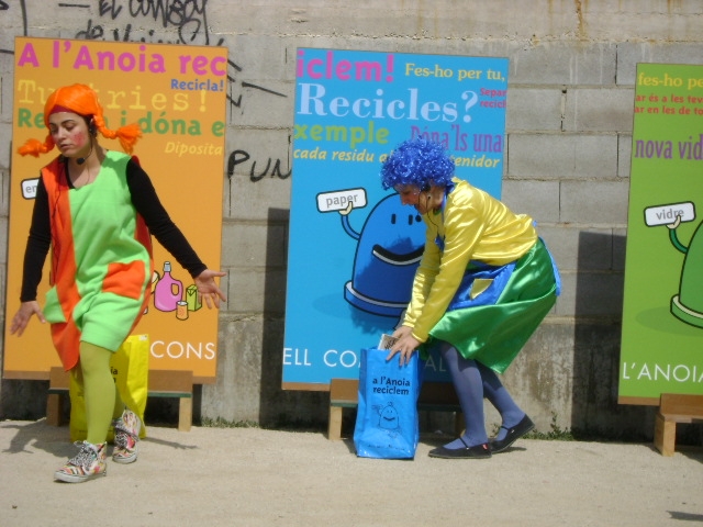 L'espectacle sobre la recollida selectiva