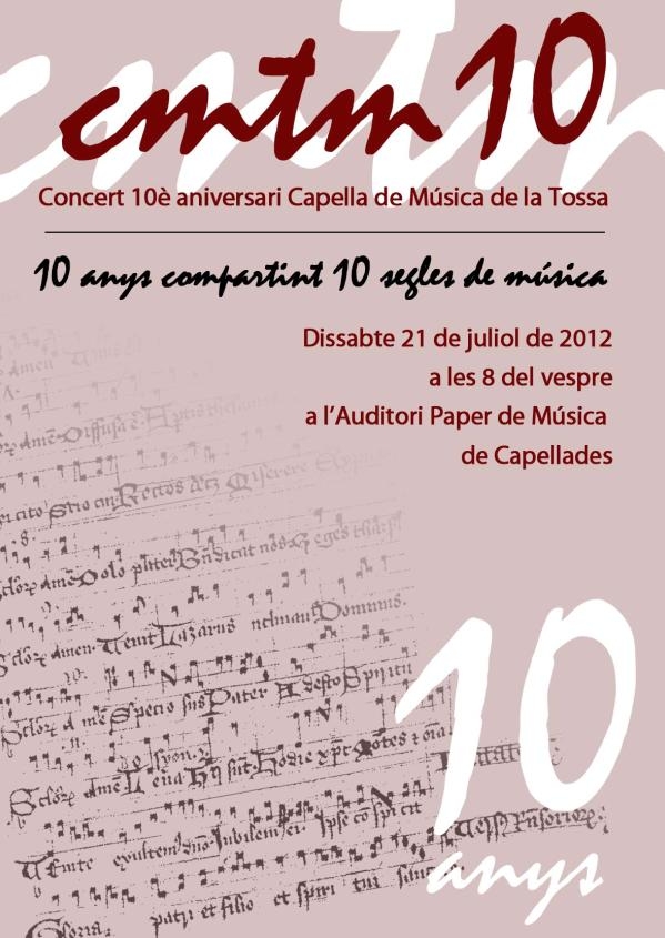 Cartell del concert