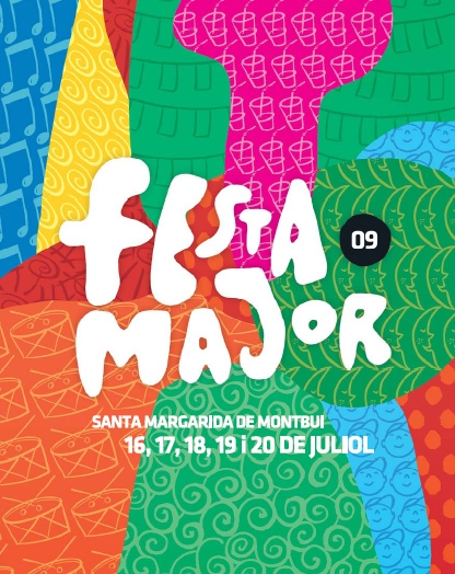 Cartell de la Festa Major 2009 de Montbui