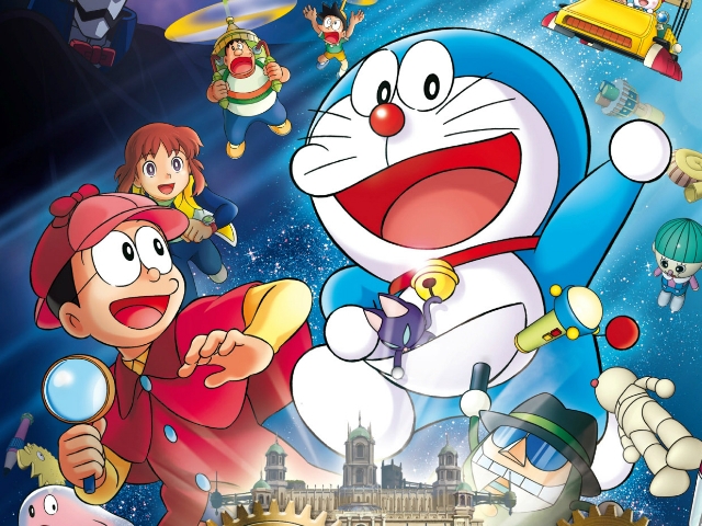Doraemon i Novita Holmes i el misteriós museu del futur