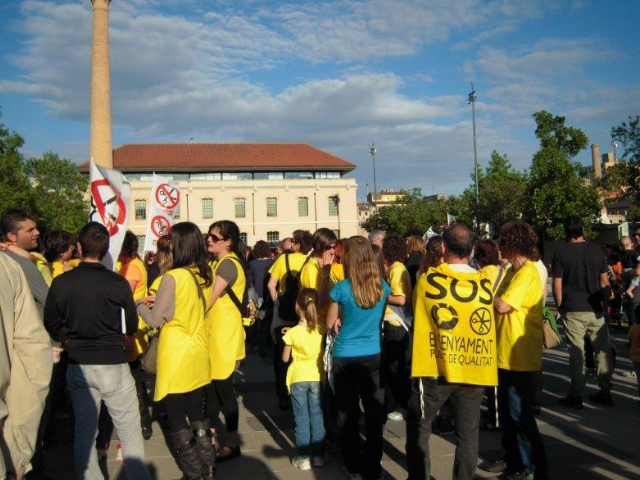 Concentració de protesta a Cal Font