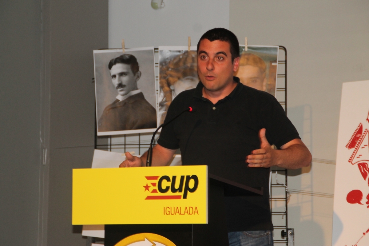 Quim Arrufat, diputat de la CUP al Parlament de Catalunya