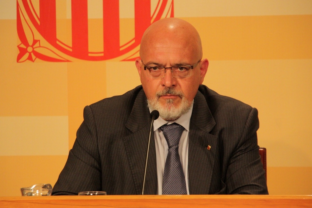 El conseller d´Innovació, Universitats i Empresa, Josep Huguet.
