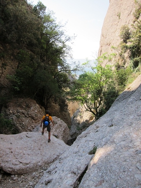 L'accident s'ha produït al barranc del Joc de l'Oca, a Montserrat