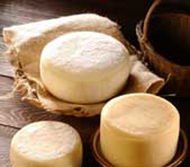 Un dels seus productes, el formatge de vaca