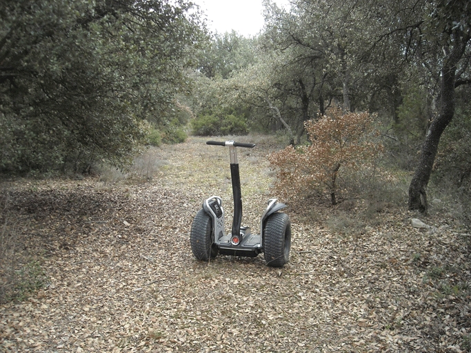 El Segway funciona en terreny urbà i també a la muntanya