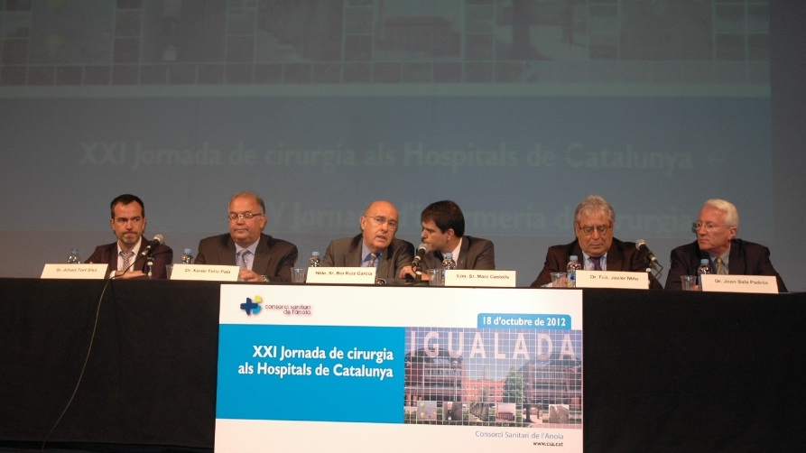 Acte d'inauguració de la Jornada de Cirurgia als Hospitals de Catalunya