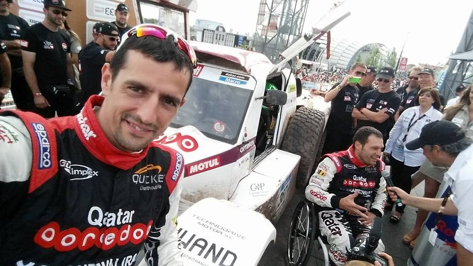 Haro, durant l'edició 2015 del Dakar