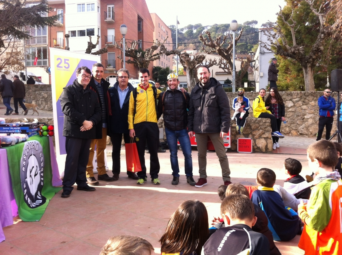 Els tres guanyadors absoluts en categoria masculina