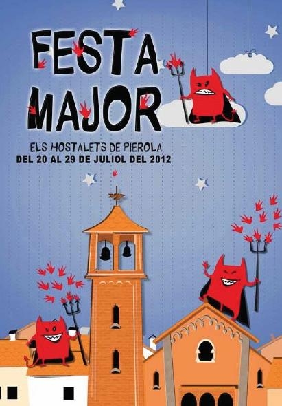 Cartell de la Festa Major d'Hostalets de Pierola