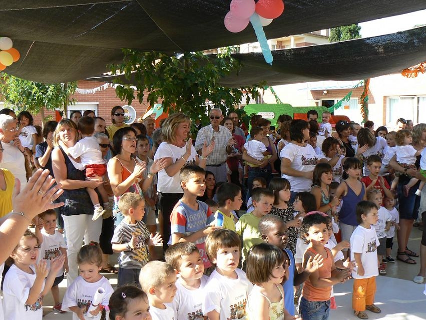 Una imatge de la celebració de fi de curs a la llar d'infants municipal