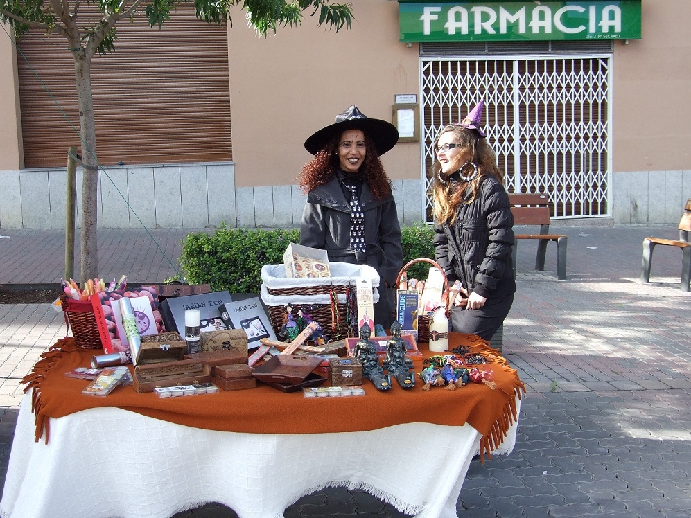 Una de les parades del mercat de Tots Sants a Montbui