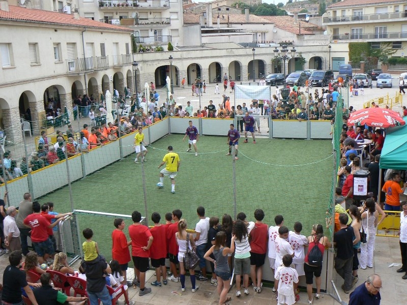 El 3x3 va omplir la plaça Barcelona'92 d'intens futbol