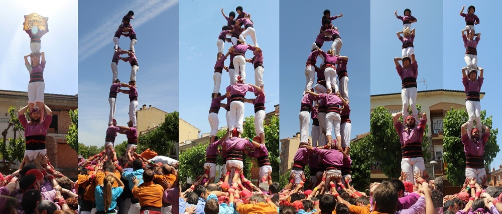 Les construccions que es van poder veure aquest dissabte a la capital osonenca.