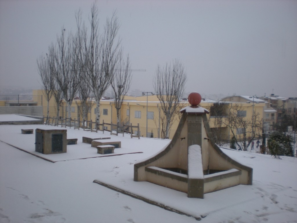 El CEIP Antoni Gaudí ha tancat per la nevada