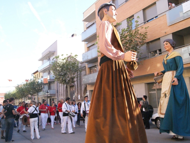 Cercavila durant la Festa Major de Calaf