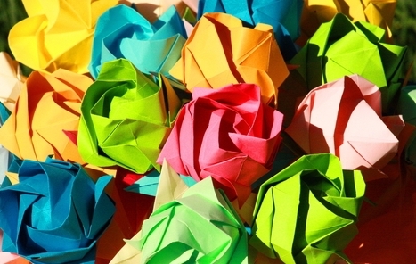 Roses de paper