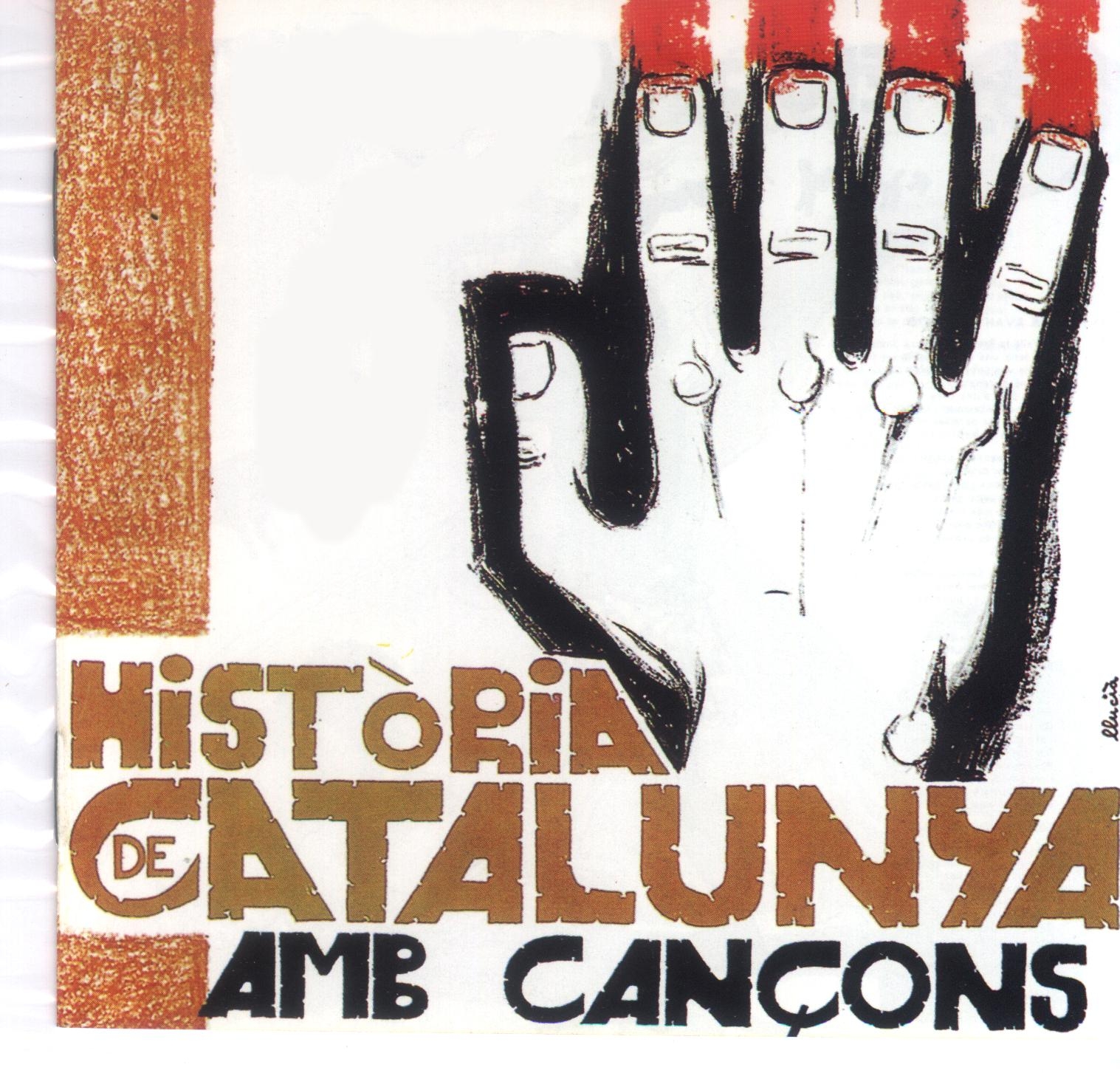 Portada del disc 'Història de Catalunya (amb cançons) 1972. Amb lletra de Jaume Picas i música d'Antoni Ros Marbà