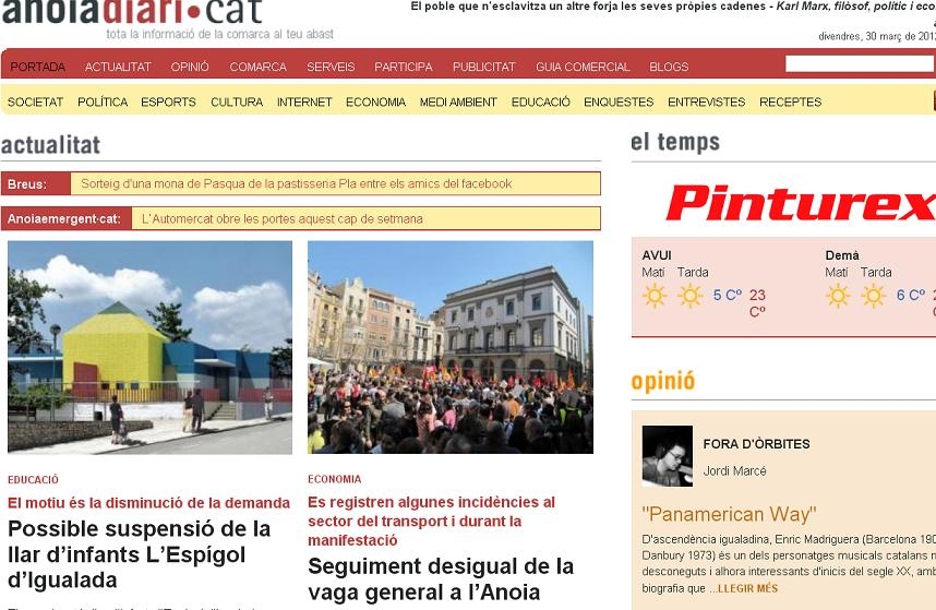 Portada divendres 30 de març