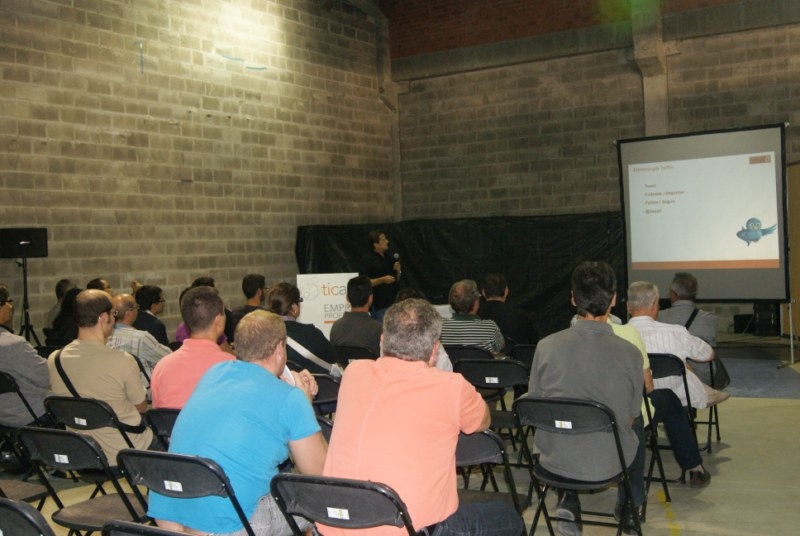 Taller 7x7 de TIC Anoia en la recent edició de la Fira d'Igualada