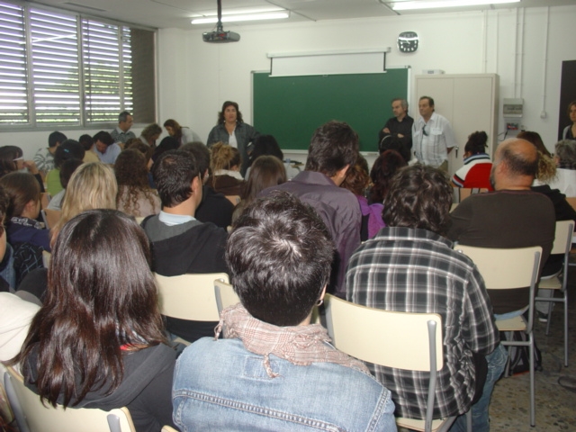 Un moment de la 'master-class' impartida per Caus