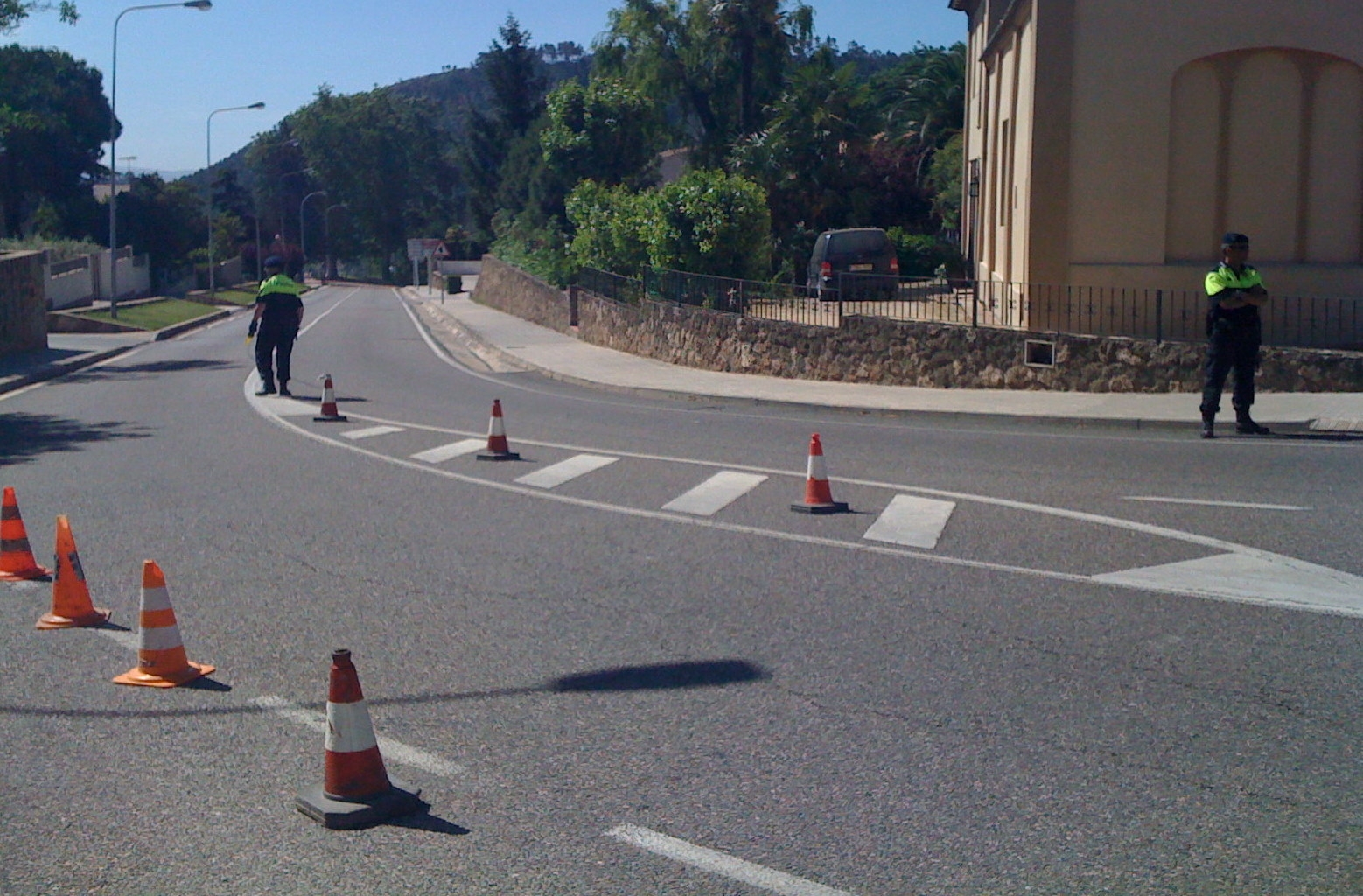 Control policial a Capellades