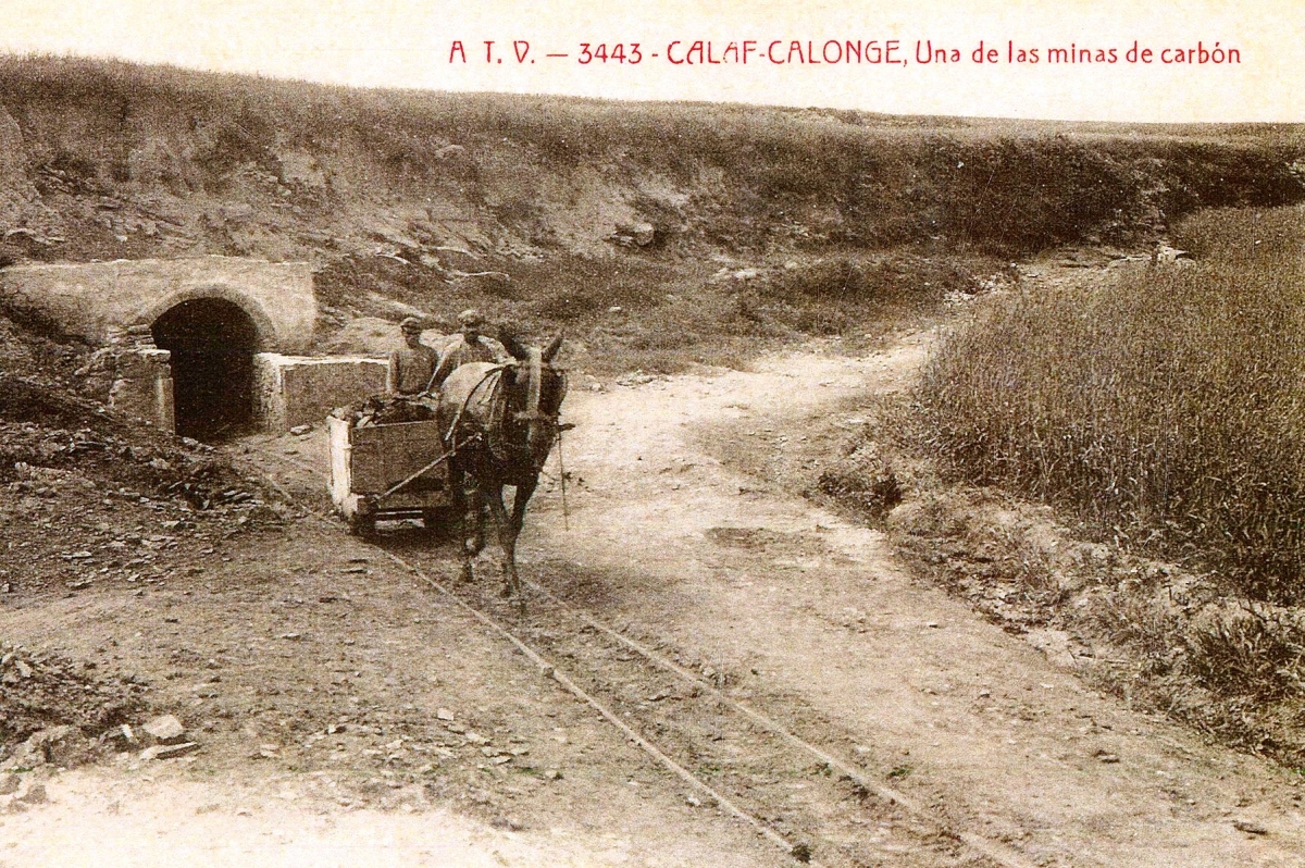 Les mines de Calonge, en aquesta fotografia d'arxiu