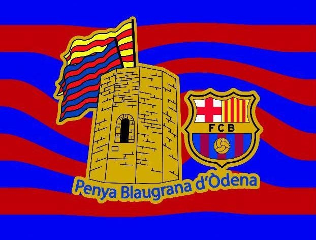 Escut de la Penya Blaugrana d'Òdena