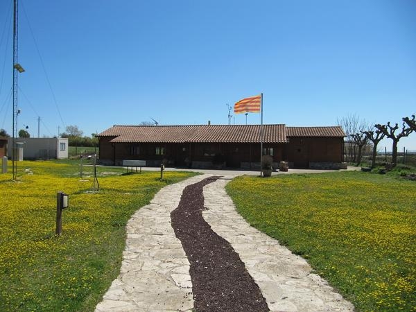 L'edifici de l'Observatori, al nord de la comarca