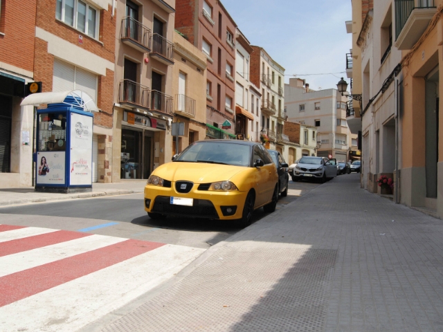 Resultat de l'actuació al carrer Major