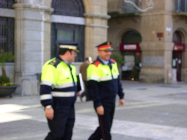 Agents de la policia local i dels Mossos