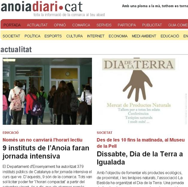 Portada de divendres