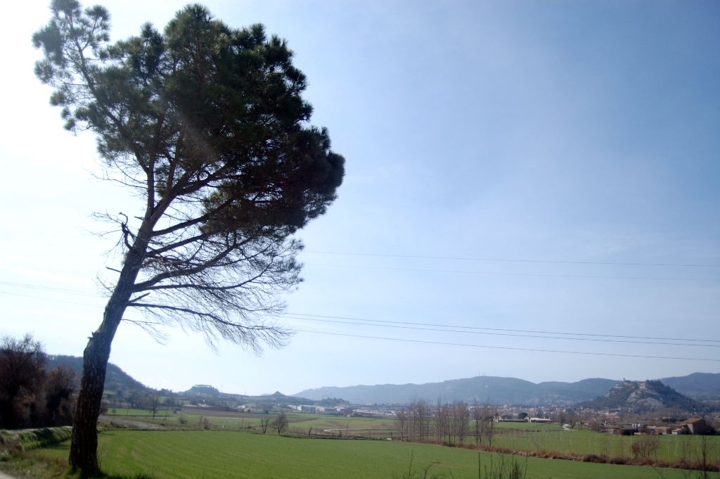 Terrenys entre la C-17 i l´estació de tren, l'emplaçament proposat pel Consell Comarcal d'Osona