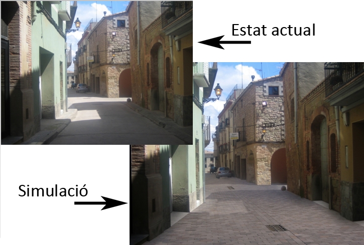 Simulació dels canvis que experimentarà el nucli antic