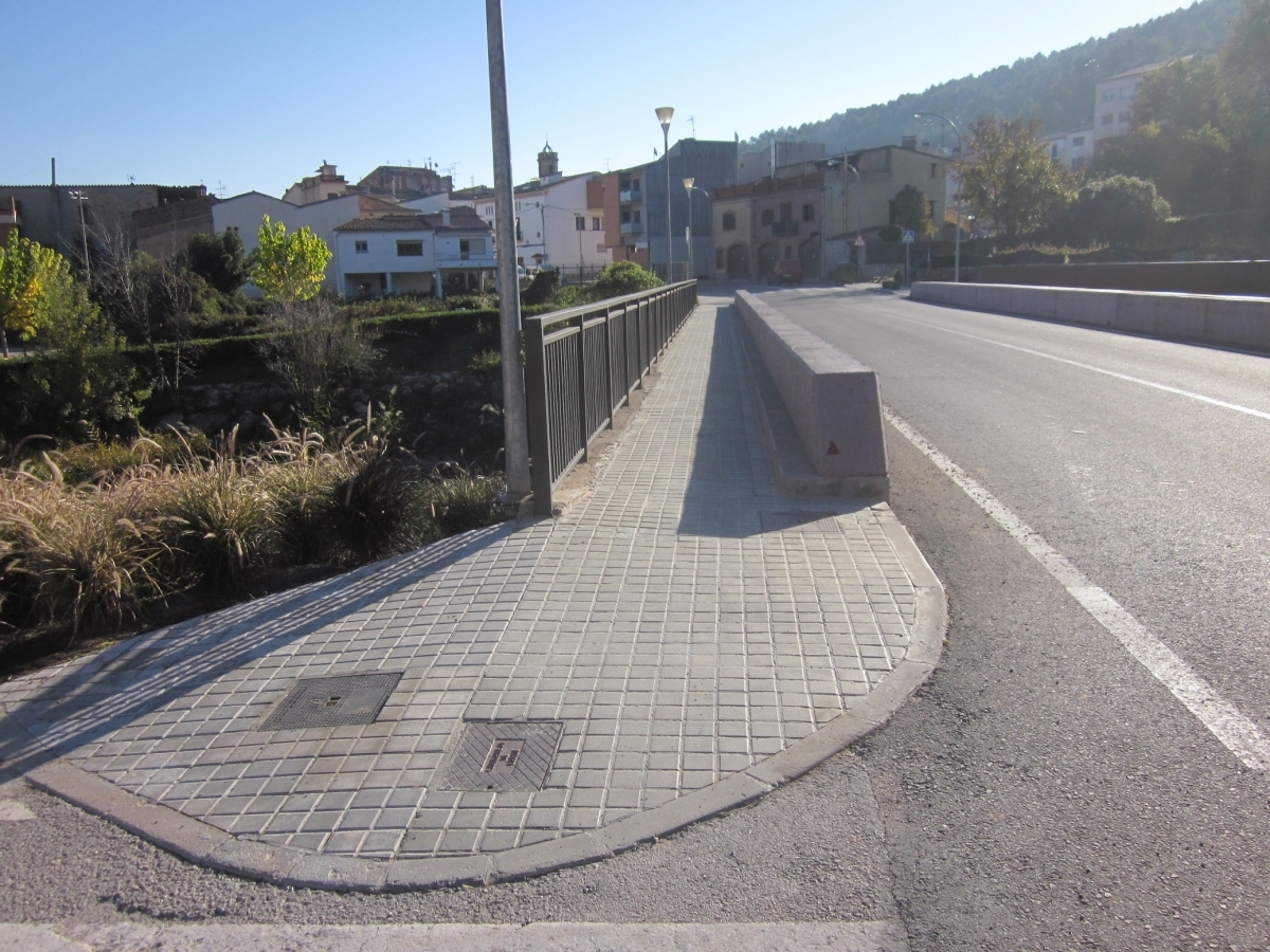 Vista actual del pont de la BV-2131