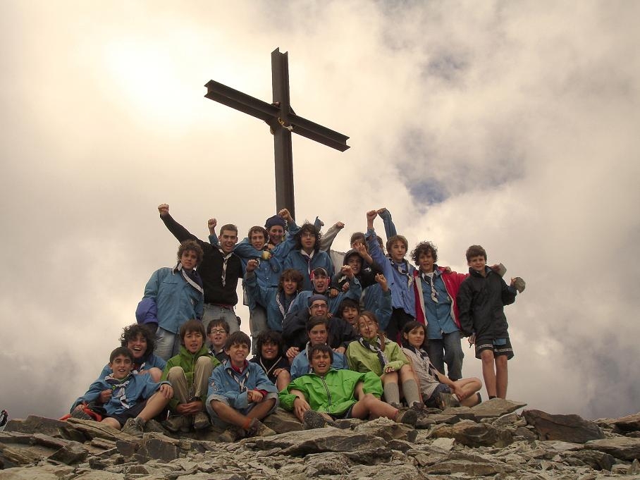 Els Ràngers al cim del Puigmal