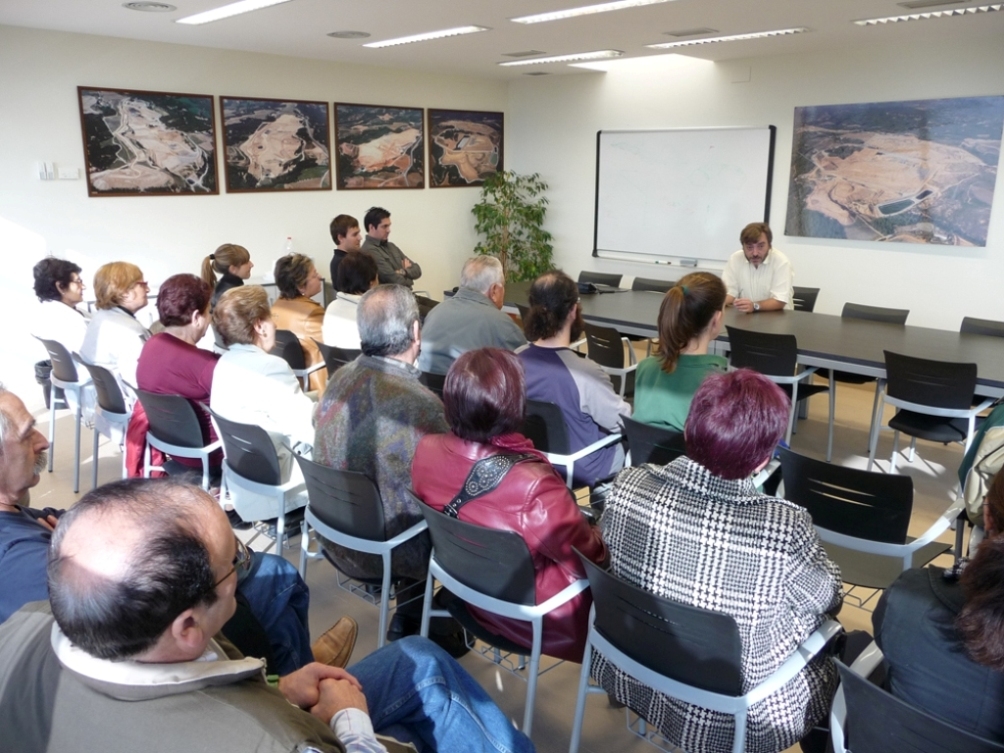 Visita a l'abocador de Can Mata