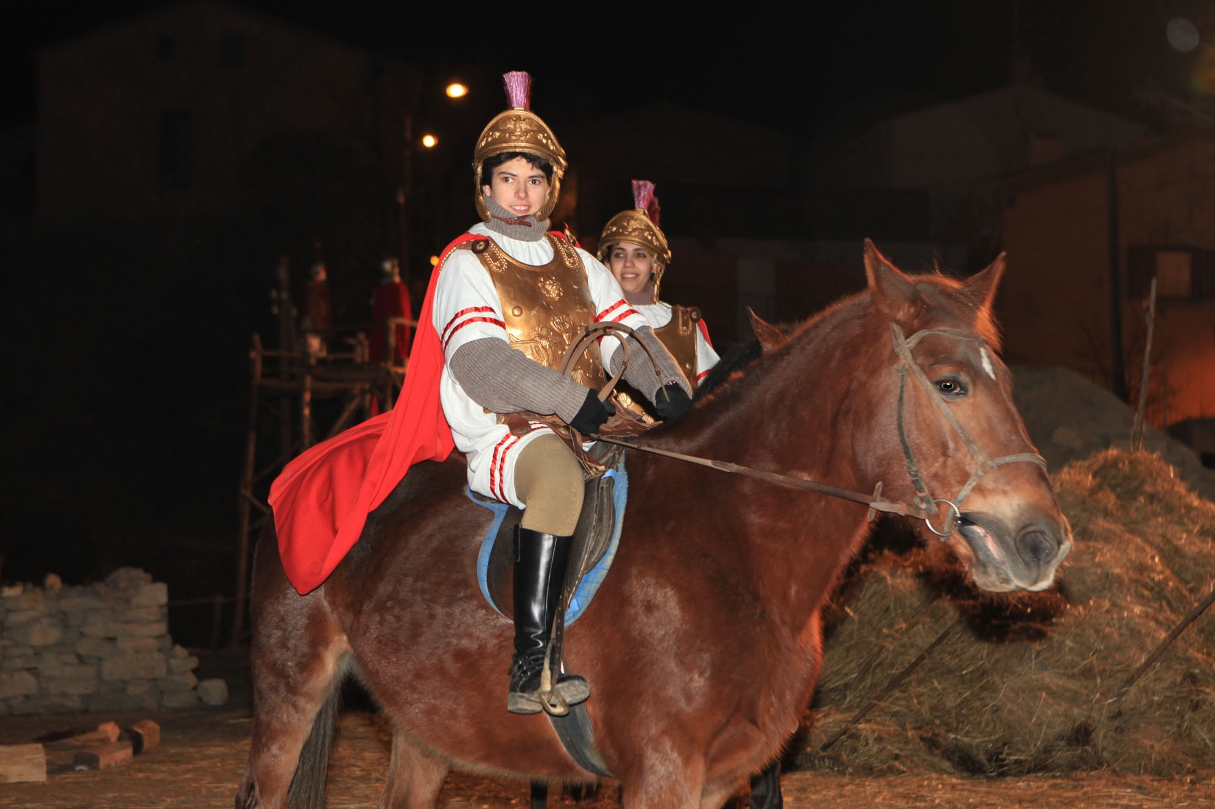 Una edició anterior del pessebre vivient