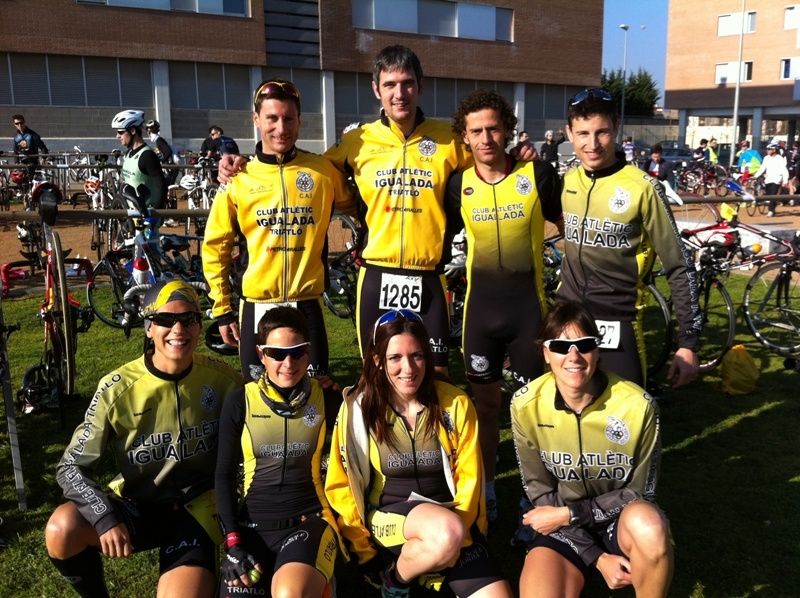 Els atletes del CAI Triatló