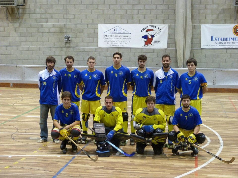 Equip sènior de l'HC Montbui.