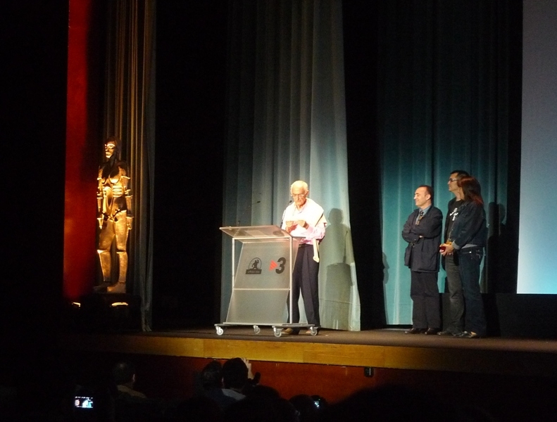 L'entrega del Premi Nosferatu a Eugenio Martín per la seva trajectòria professional