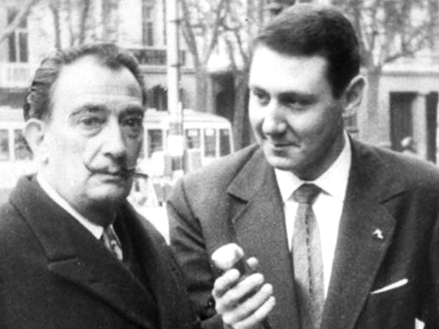 Joan Armengol entrevistant a Salvador Dalí als anys 60