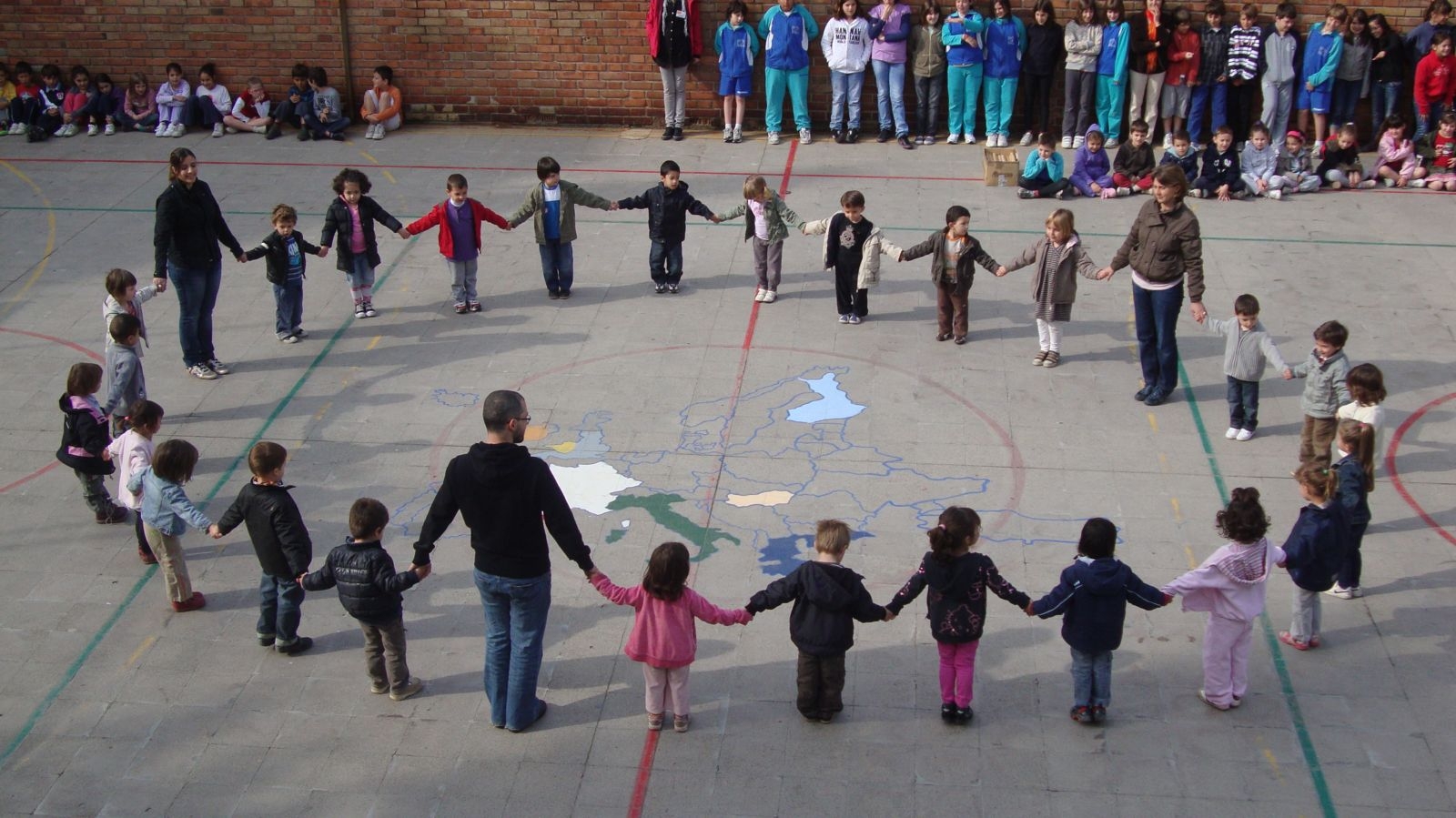 Trobada del projecte Comenius a l'Escola Mowgli
