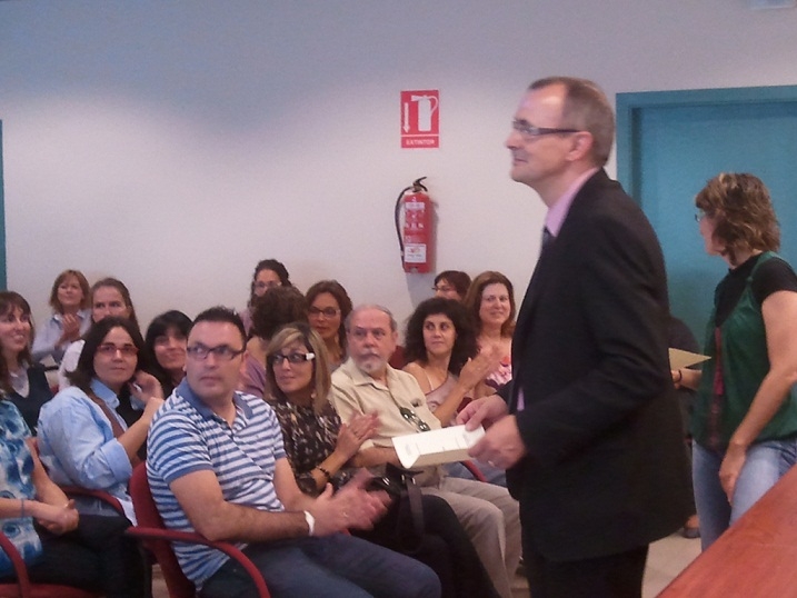 Joan Torres i Cristina Miret van entregar diplomes als 50 alumnes