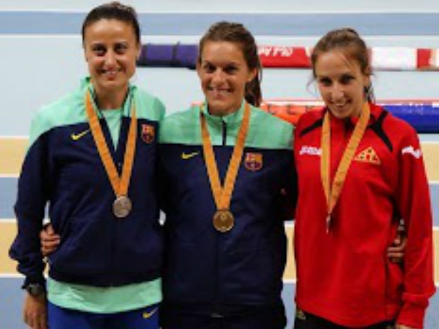 Anna Bové, sotscampiona de Catalunya de 1500m