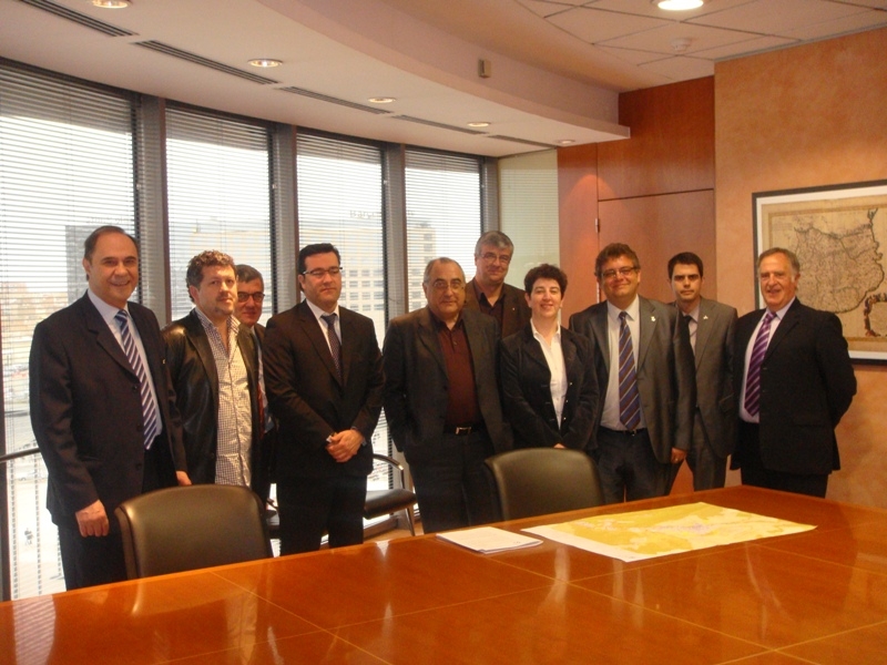 Representants del CESCA es van reunir amb el conseller Nadal pel canvi de traçat de l'ETF